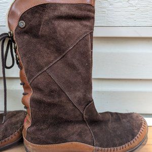 The North Face Janey Primaloft Fur Lined Brown Boots Size 9.5